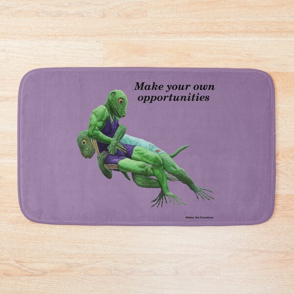 Item preview, Lizard Wrestler Wrestling Match Fantasy Artwork designed and sold by HelmsArt.