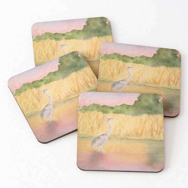 Item preview, Peaceful Morning-Blue Heron designed and sold by Diane Hall Watercolors.