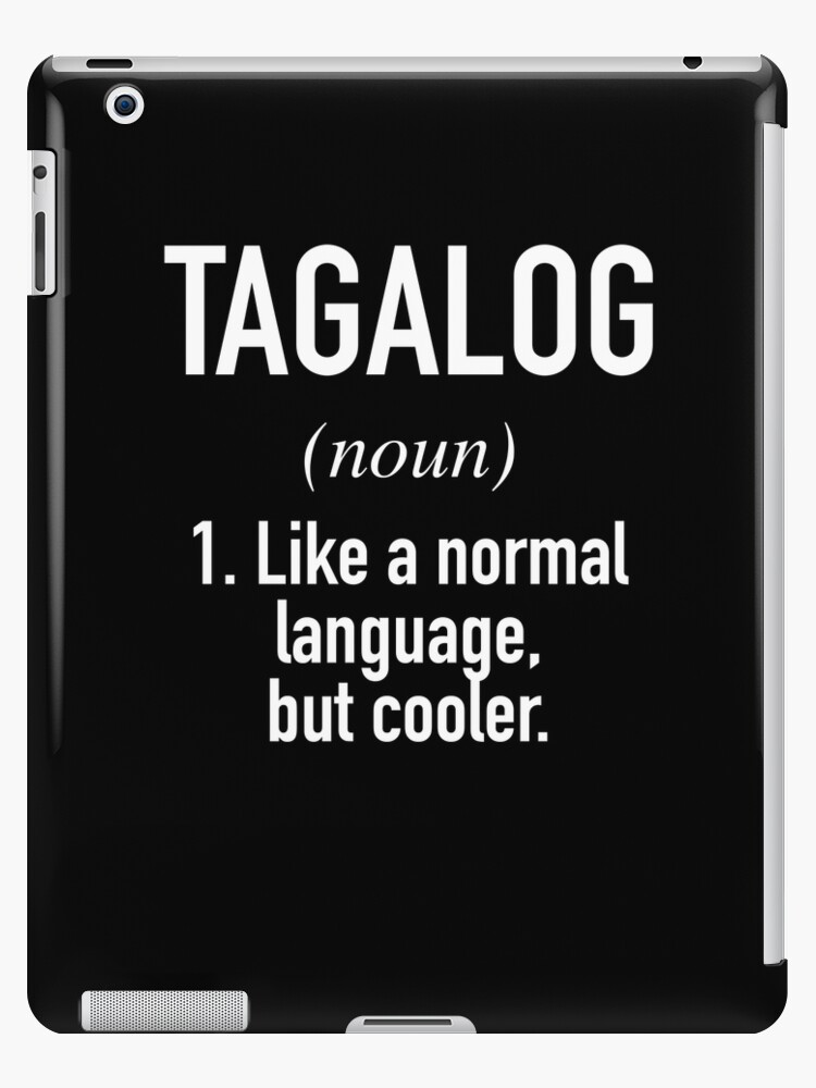 What is the English of 'tabo' (Tagalog language) that is used in