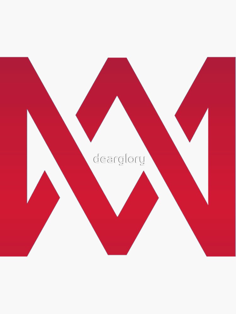 MM logo name RED collection value pack mix fan art Sticker for