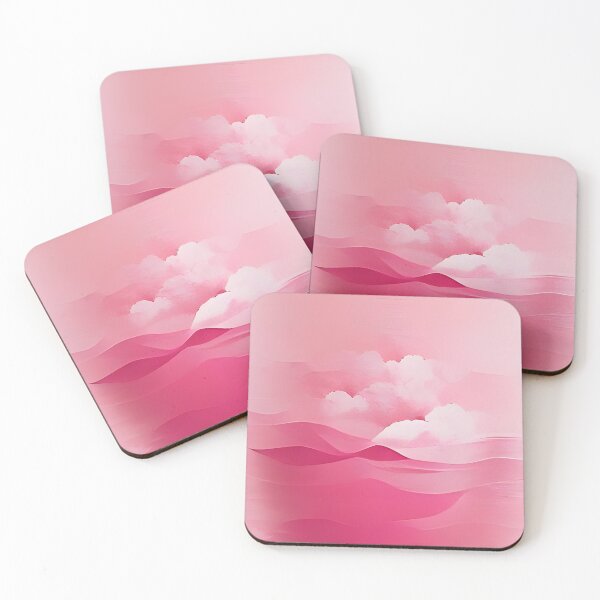 Item preview, title: calm minimalist poster art pink designed and sold by AIArtwork21.