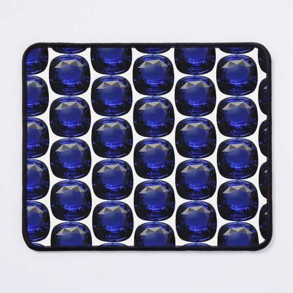 Item preview, Cushion Cut Deep Royal Blue Sapphire – Unique Pattern designed and sold by DigitalGemArt.