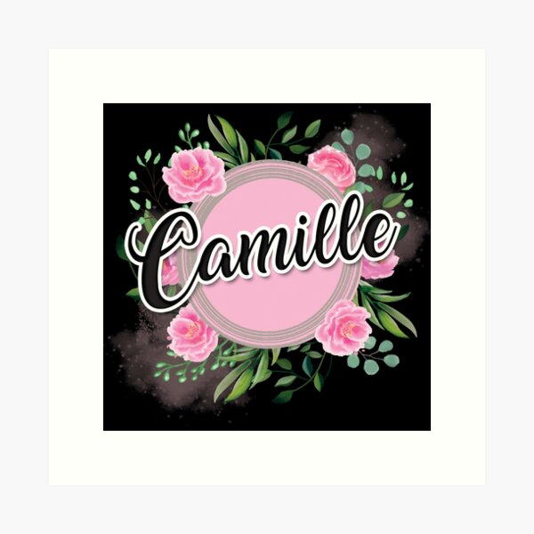 Camille, Name Art Print