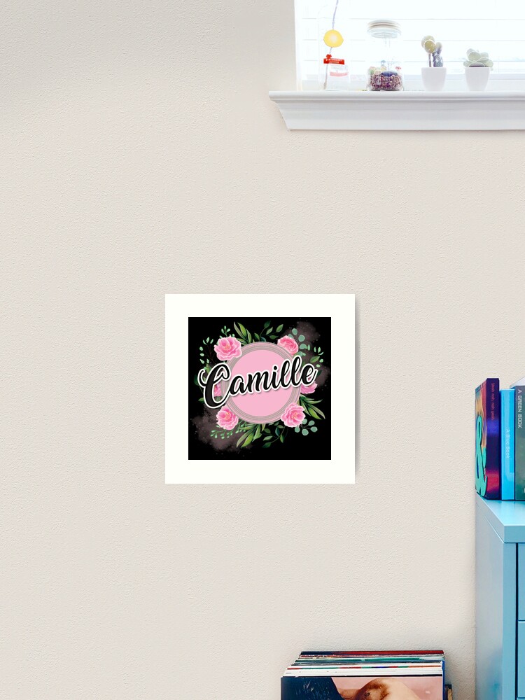 Camille, Name Art Print