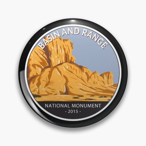 Item preview, Basin and Range National Monument Nevada Circle designed and sold by KrisSidDesigns.