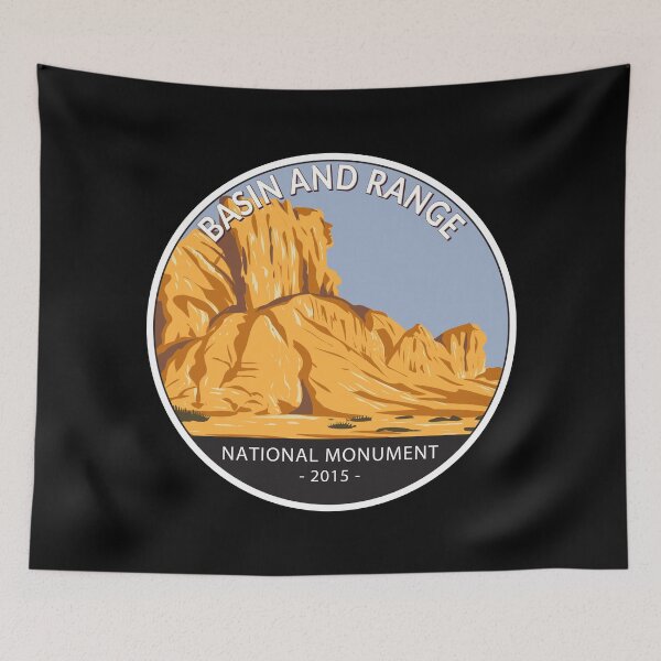 Item preview, Basin and Range National Monument Nevada Circle designed and sold by KrisSidDesigns.