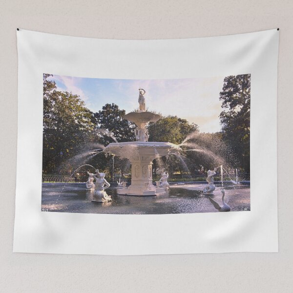 Item preview, Forsyth Fountain Savannah Georgia designed and sold by LisaWootenPhoto.