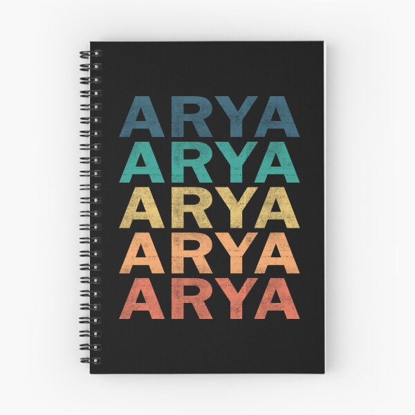 Aperçu de l'œuvre Arya Name T Shirt - Arya Vintage Retro Name Gift Item Tee créée et vendue par anthonyodo.