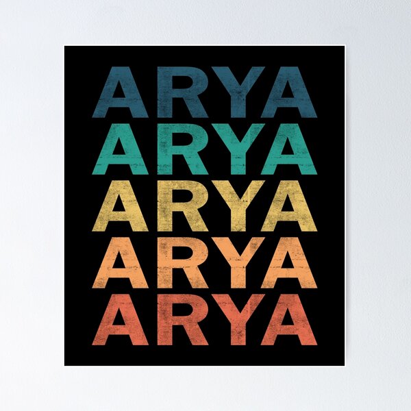 Female First Name Arya Digital Art by Vidddie Publyshd - Pixels