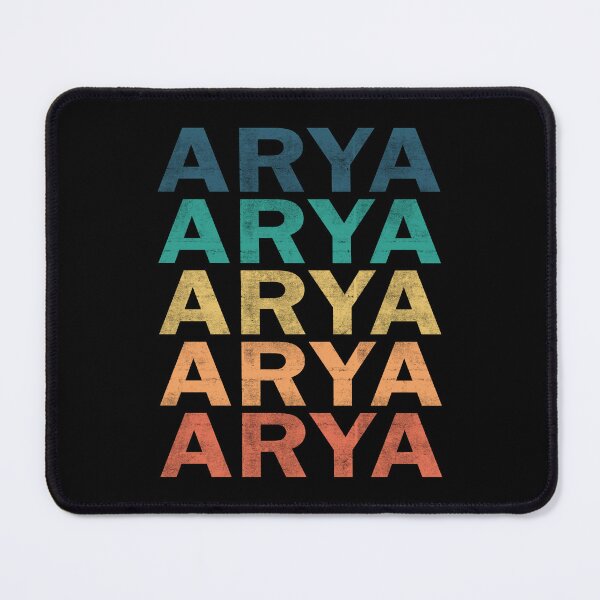 Aperçu de l'œuvre Arya Name T Shirt - Arya Vintage Retro Name Gift Item Tee créée et vendue par anthonyodo.
