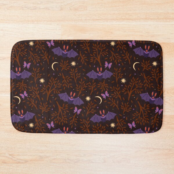 Item preview,  pattern with bats and branches designed and sold by burbura.