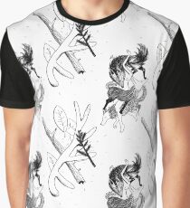 Tatouage d'une femme loup - motif Graphic T-Shirt