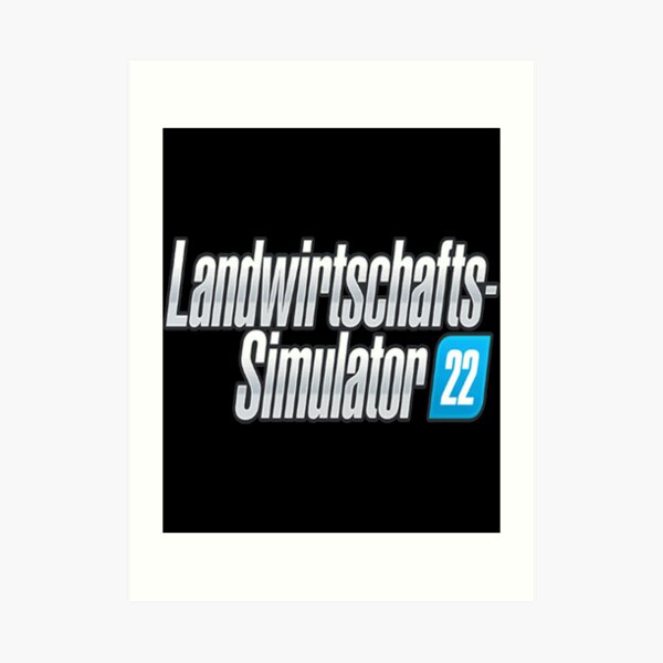 Farming Simulator 22 Logo Art Print For Sale By Botcherby Redbubble 8471