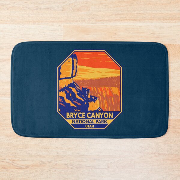 Item preview, Bryce Canyon National Park Utah Inspiration Point Emblem designed and sold by KrisSidDesigns.