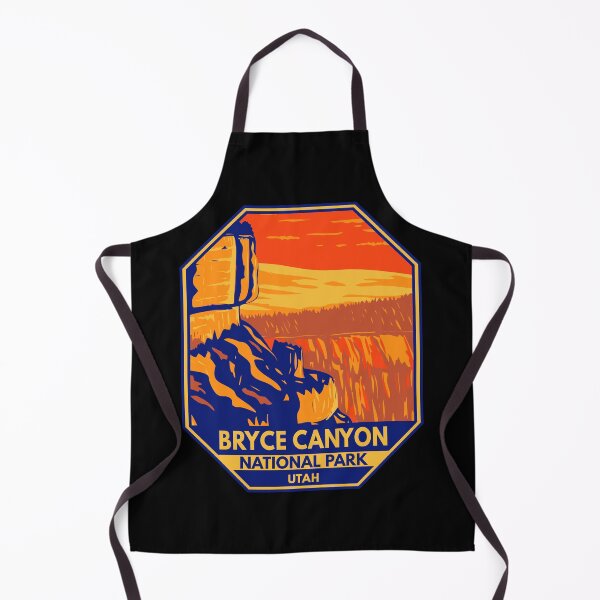 Item preview, Bryce Canyon National Park Utah Inspiration Point Emblem designed and sold by KrisSidDesigns.