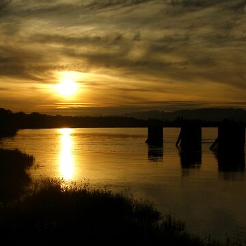 Artwork thumbnail, Sunset by the River by MaluC