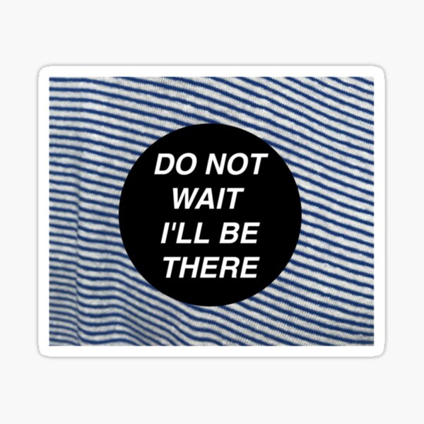 wallows-nothing-happens-do-not-wait-classic-t-shirt-sticker-by