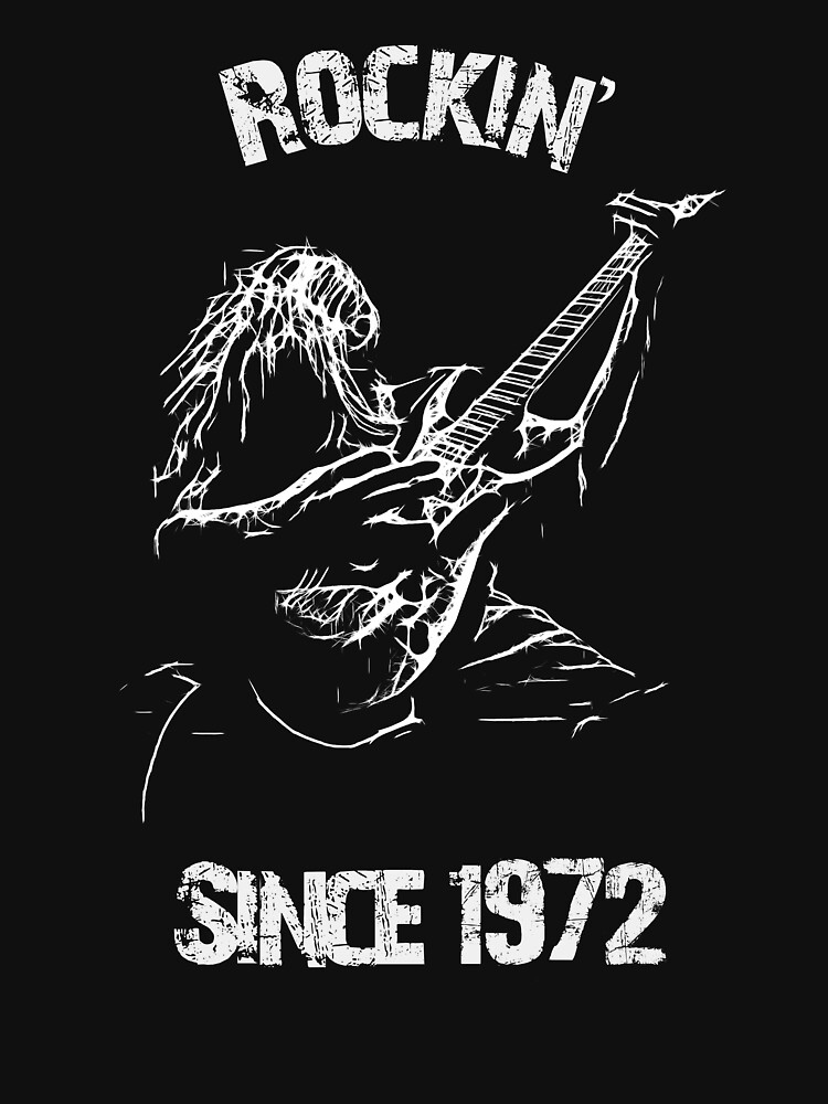 Thumbnail 7 of 7, Essential T-Shirt, ROCKIN' SINCE 1972 - 50TH BIRTHDAY designed and sold by Danicus666.
