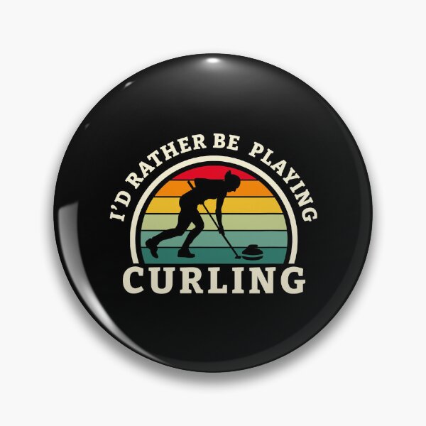 Item preview, I'd Rather Be Playing Curling - Curling Player designed and sold by levintere.
