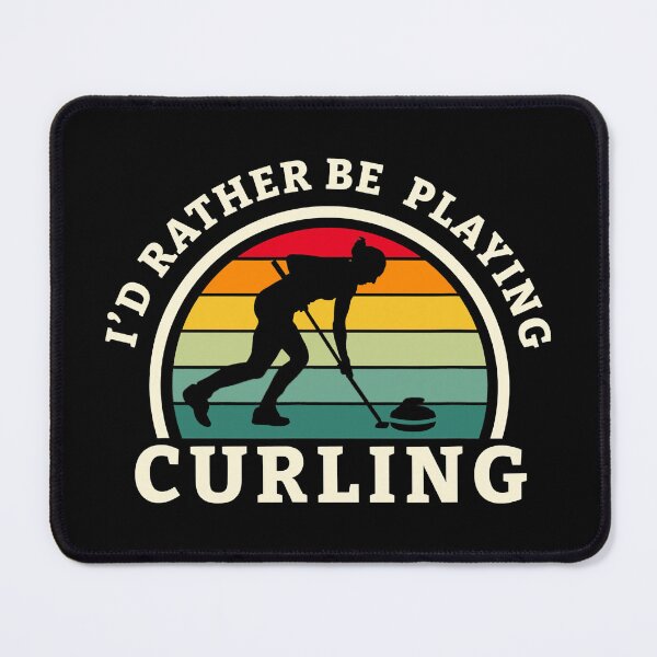 Item preview, I'd Rather Be Playing Curling - Curling Player designed and sold by levintere.