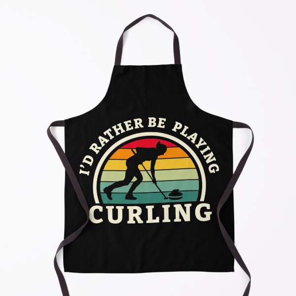 Item preview, I'd Rather Be Playing Curling - Curling Player designed and sold by levintere.