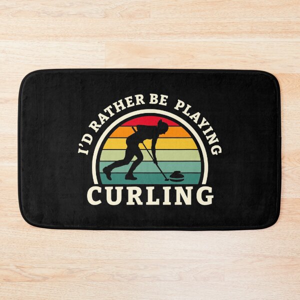 Item preview, I'd Rather Be Playing Curling - Curling Player designed and sold by levintere.