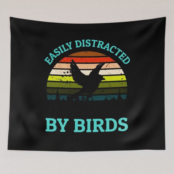 Item preview, Easily distracted by birds designed and sold by shopNicMochi.