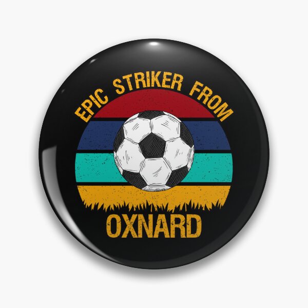 Item preview, Epic Striker From Oxnard Vintage Soccer Sticker designed and sold by samirdari7.