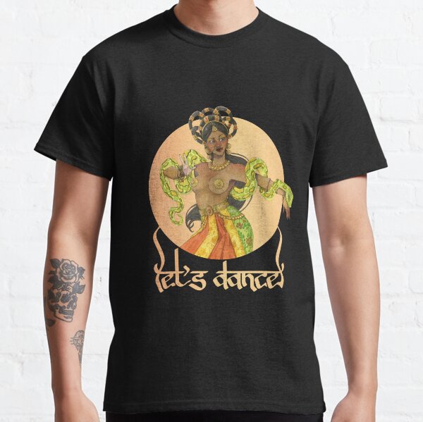 Indian dancer and her snake Classic T-Shirt