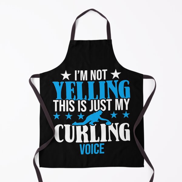 Item preview, I'm Not Yelling This Is My Curling Voice designed and sold by levintere.