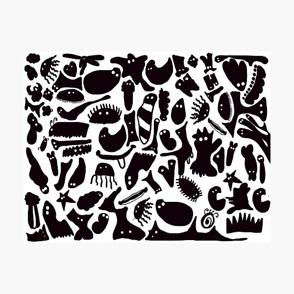 Item preview, Artwork Design with Cartoon Monotone designed and sold by Nureeda.