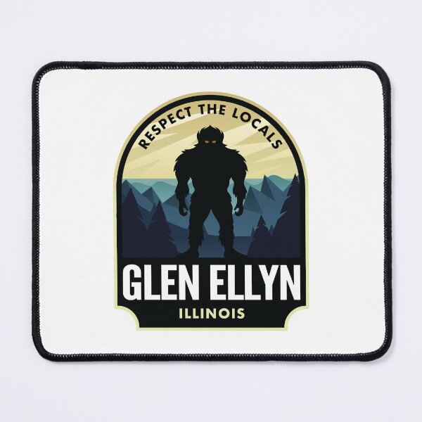 Item preview, Glen Ellyn Illinois Bigfoot Sasquatch designed and sold by HalpinDesign.
