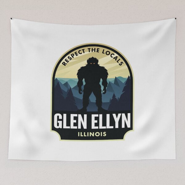 Item preview, Glen Ellyn Illinois Bigfoot Sasquatch designed and sold by HalpinDesign.