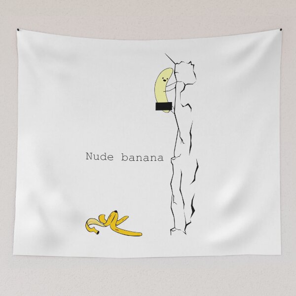 Item preview, Nude Banana | Climbing Banana | Free Climb designed and sold by designsbyMoiLS.