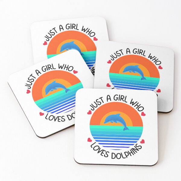 Item preview, Just A Girl Who Loves Dolphins - Dolphins Lover designed and sold by caintati.