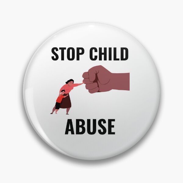 Item preview, Stop Child Abuse designed and sold by Pixelish.