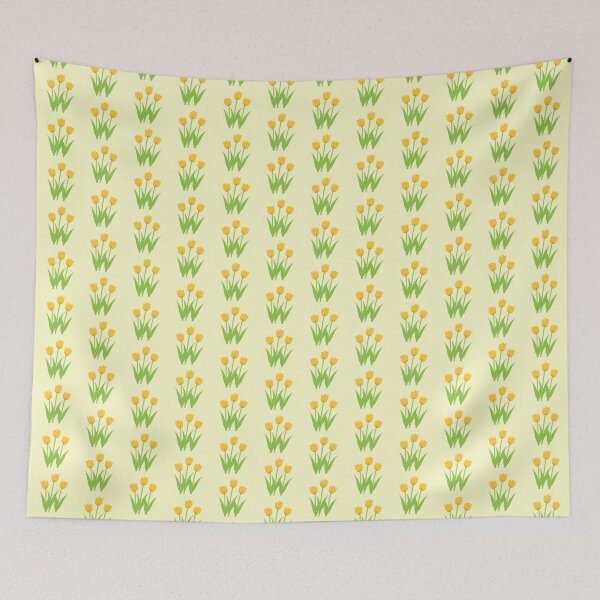 Item preview, Yellow Spring Tulips Digital Art | Melanie Jensen Illustrations designed and sold by Melanie Jensen.
