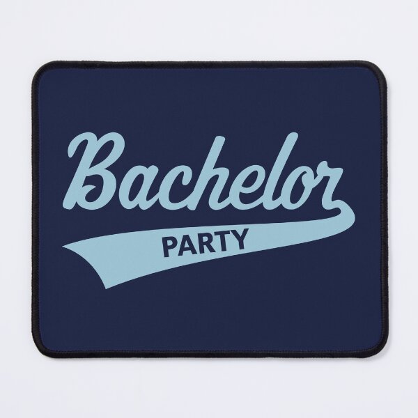Item preview, Bachelor Party (Stag Party / Team Groom / Lettering / Sky-blue) designed and sold by MrFaulbaum.