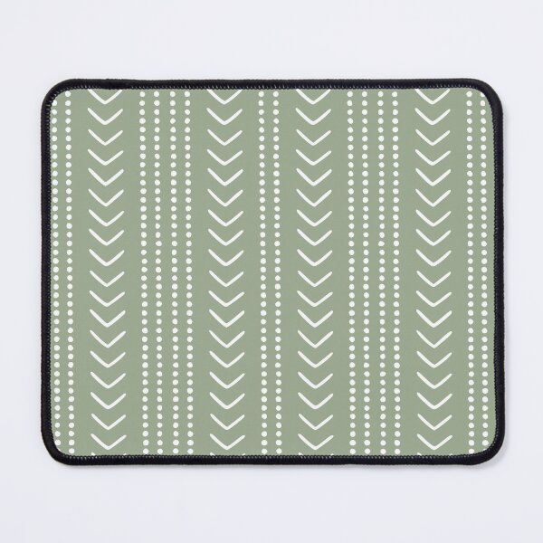 Item preview, Arrow and Spotted Mudcloth Pattern in Sage Green Aesthetics designed and sold by meggydesigns.