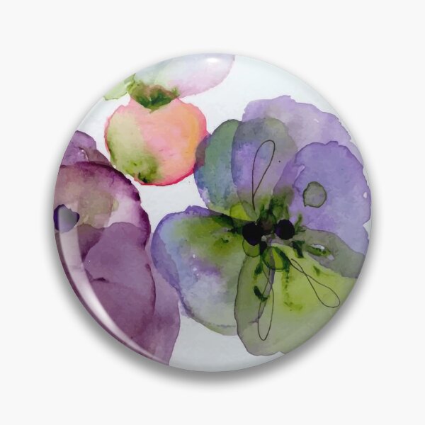 Item preview, Vintage Watercolor Flowers Pattern designed and sold by BenSmithz.