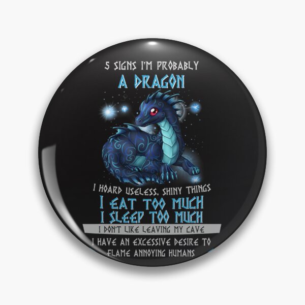 Item preview, 5 Signs I&39;m Probably A Dragon T-Shirt designed and sold by OttoLindholm.