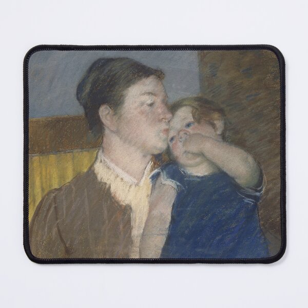 Item preview, Mother’s Goodnight Kiss - Mary Cassatt - Vintage Art designed and sold by RickE.