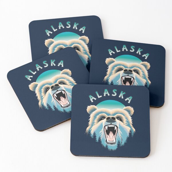 Item preview, Grizzly Bear Face - Alaska Wildlife designed and sold by TMBTM.