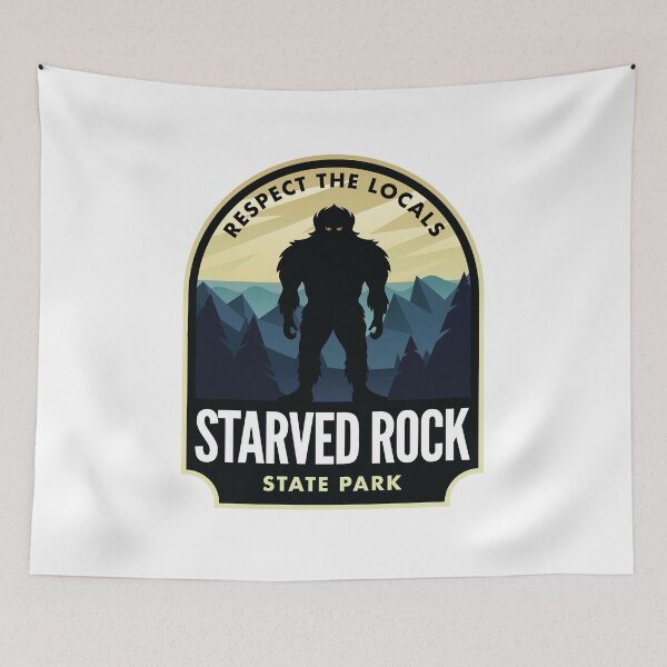 Item preview, Starved Rock Illinois Bigfoot Sasquatch designed and sold by HalpinDesign.