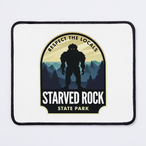 Item preview, Starved Rock Illinois Bigfoot Sasquatch designed and sold by HalpinDesign.
