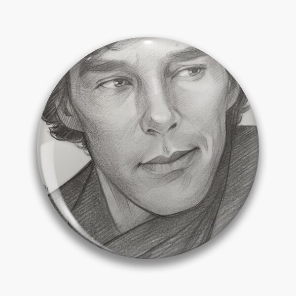 Artikelvorschau, Sherlock, Benedict Cumberbatch, Bleistiftskizze entworfen und verkauft von TendaLee.