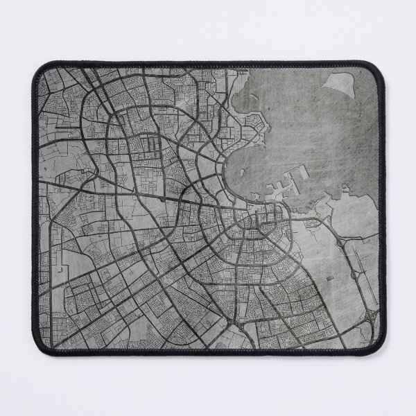 Item preview, Doha, Qatar, city map poster designed and sold by creative-athome.
