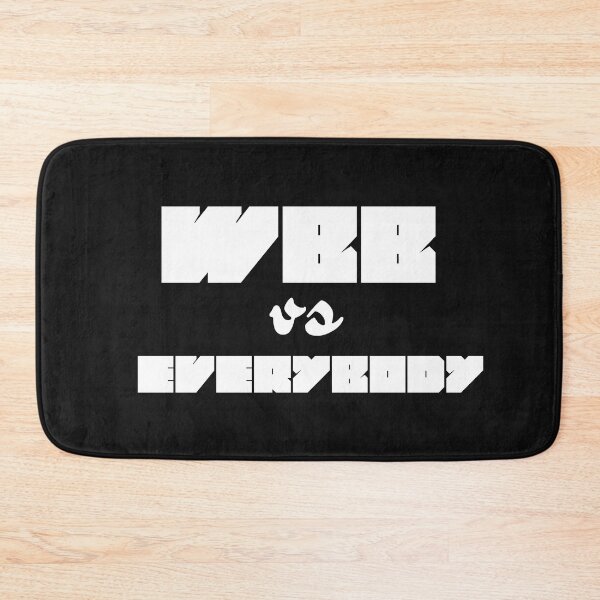 Item preview, WBB Vs Everybody White Bold Typography  designed and sold by garniturex.