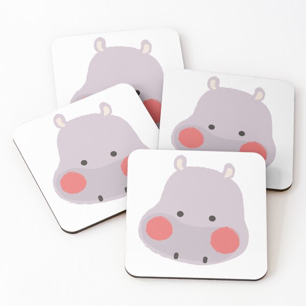 Item preview, Cute little Hippopotamus - Cute Hippo designed and sold by NotUrAverageART.
