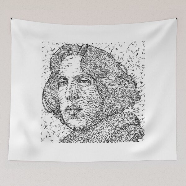 Item preview, OSCAR WILDE ink portrait .1 designed and sold by lautir.